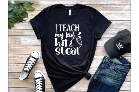 I Teach My Kid Typography T-Shirt Design
