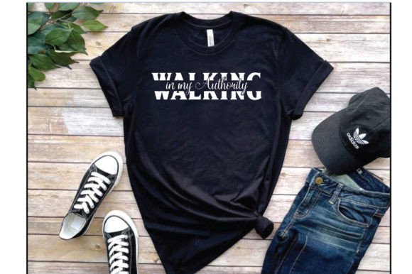 Walking in My Authouith T-Shirt Design